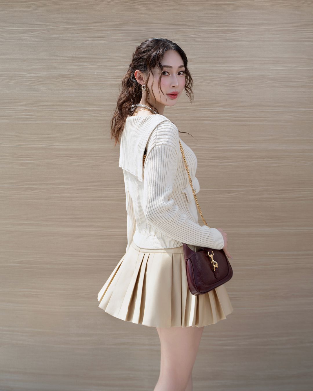 ÁO LEN CARDIGAN TÚI HỘP K CLOSET A2031