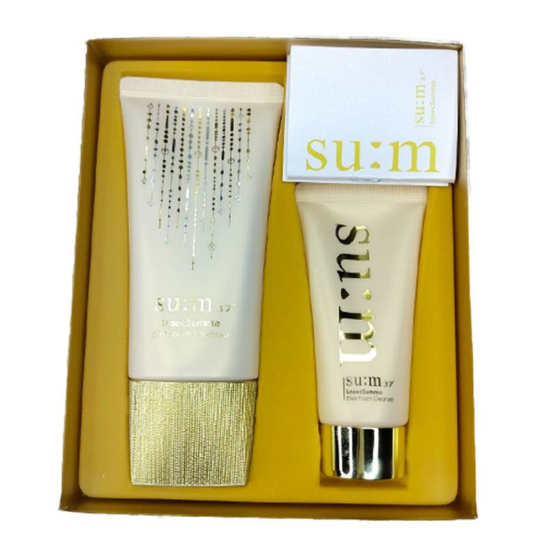 Bộ sữa rửa mặt su:m37 dạng Gel Losecsumma Elixir Foam Cleanser 2 pcs