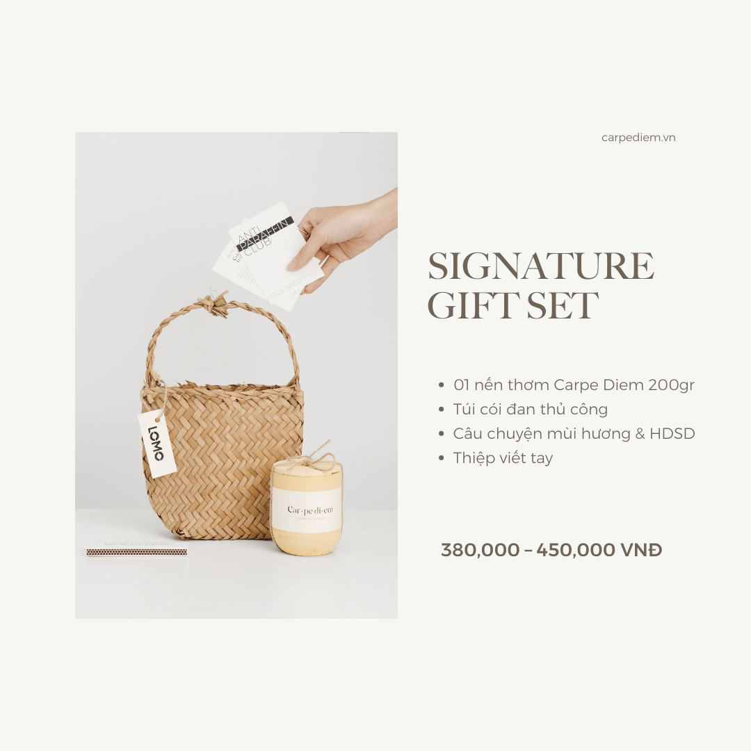 Signature Gift Set - Bộ quà tặng nến thơm thủ công