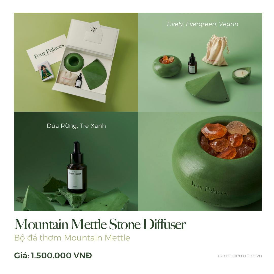 Mountain Mettle Gift Set - Bộ đá thơm khuếch tán cao cấp Cô Đôi Thượng Ngàn
