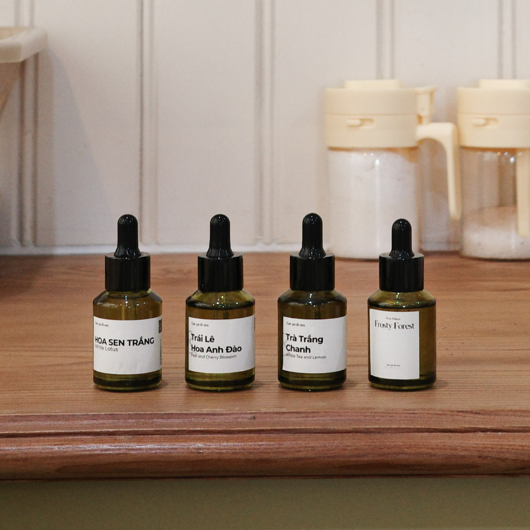 Combo #2 – Đá thơm khuếch hương & tinh dầu nhỏ giọt 30ml