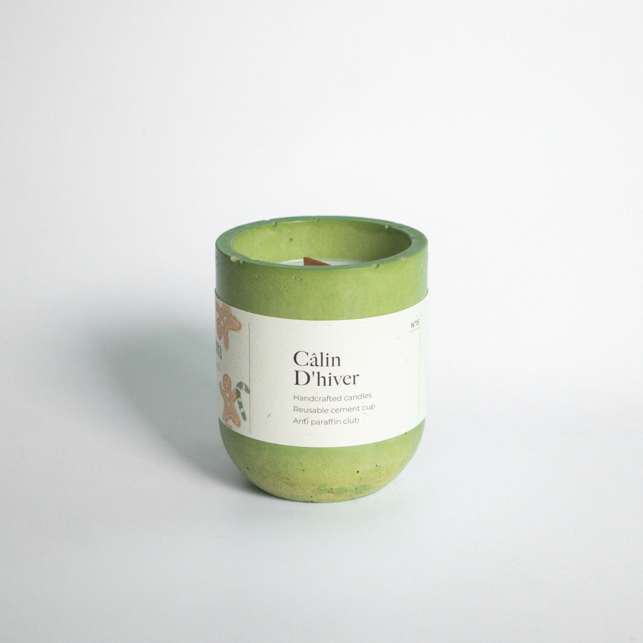 Hũ nến xi măng Linh Sam - Câlin D'hiver