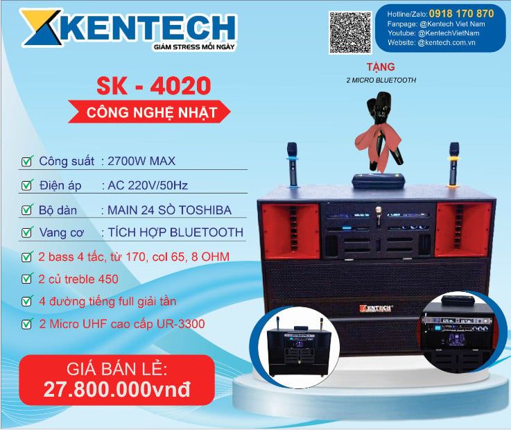  LOA DI ĐỘNG SK﻿ - 4020 