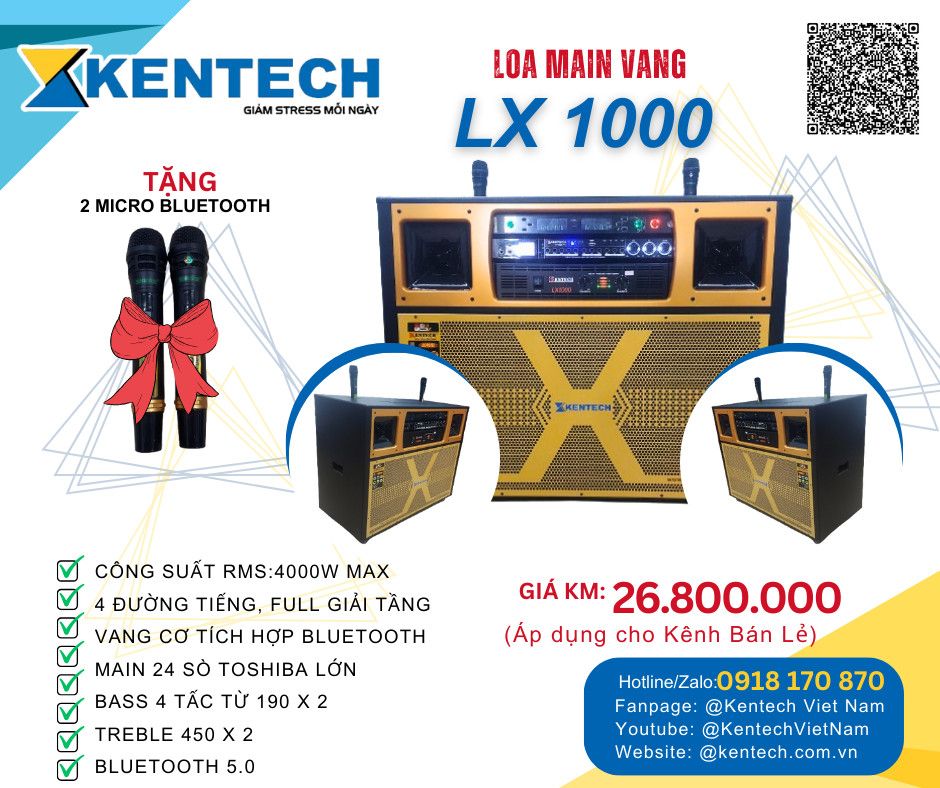 Loa Main Vang LX 1000 