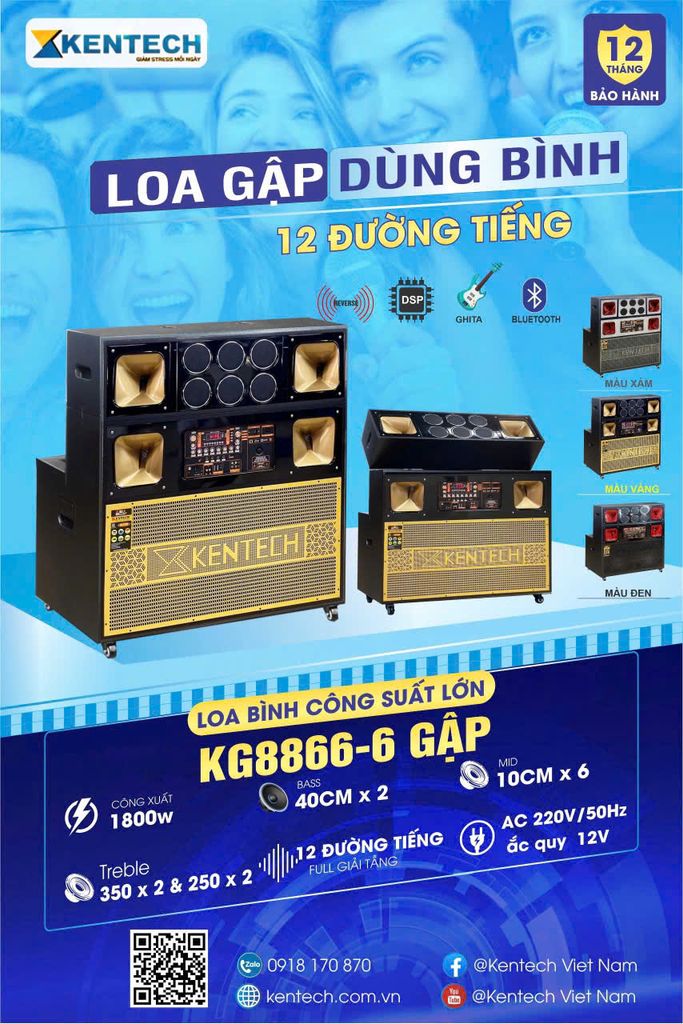 LOA GẤP KG8866-6 GẬP