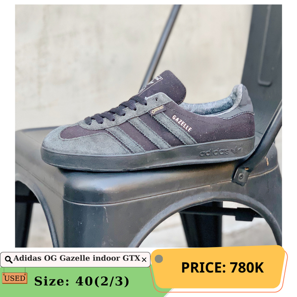 adidas gazelle indoor gtx black