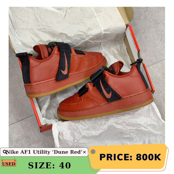 air force 1 utility red