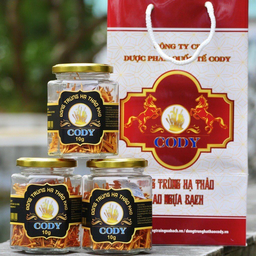 Đông Trùng Hạ Thảo Nhộng CODY (tươi/khô)