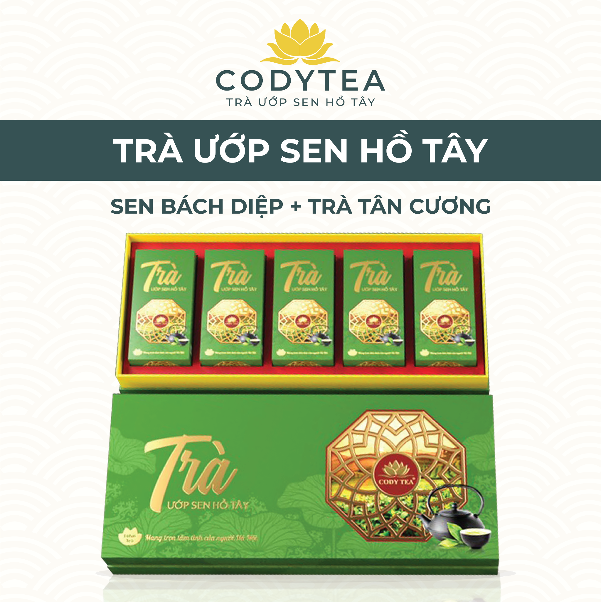 Trà Ướp Sen Hồ Tây CODYTEA