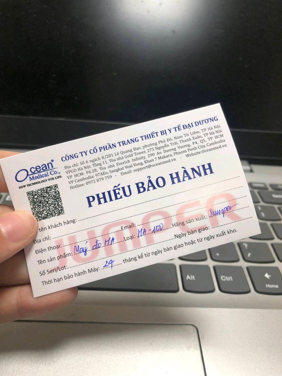 Máy đo huyết áp Jumper JPD-HA100
