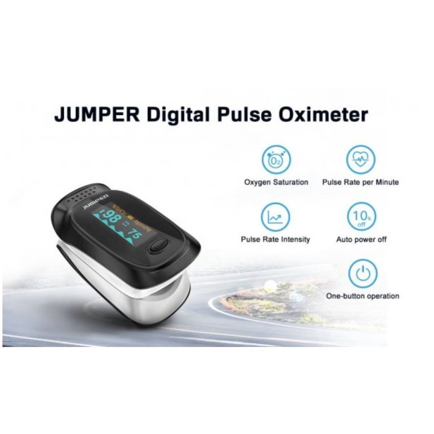 Máy đo nồng độ oxy máu và nhịp tim Jumper JPD-500D (OLED)