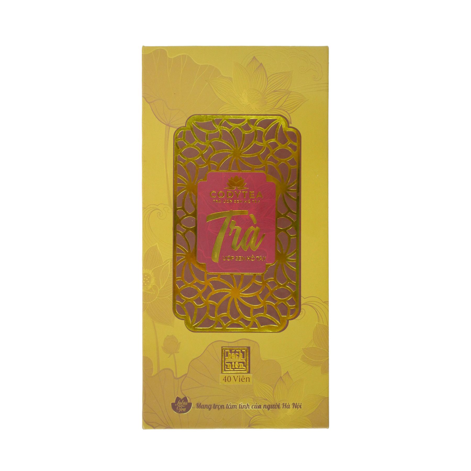 Trà Ướp Sen Hồ Tây - Dạng Viên Nén (Bách Niên)