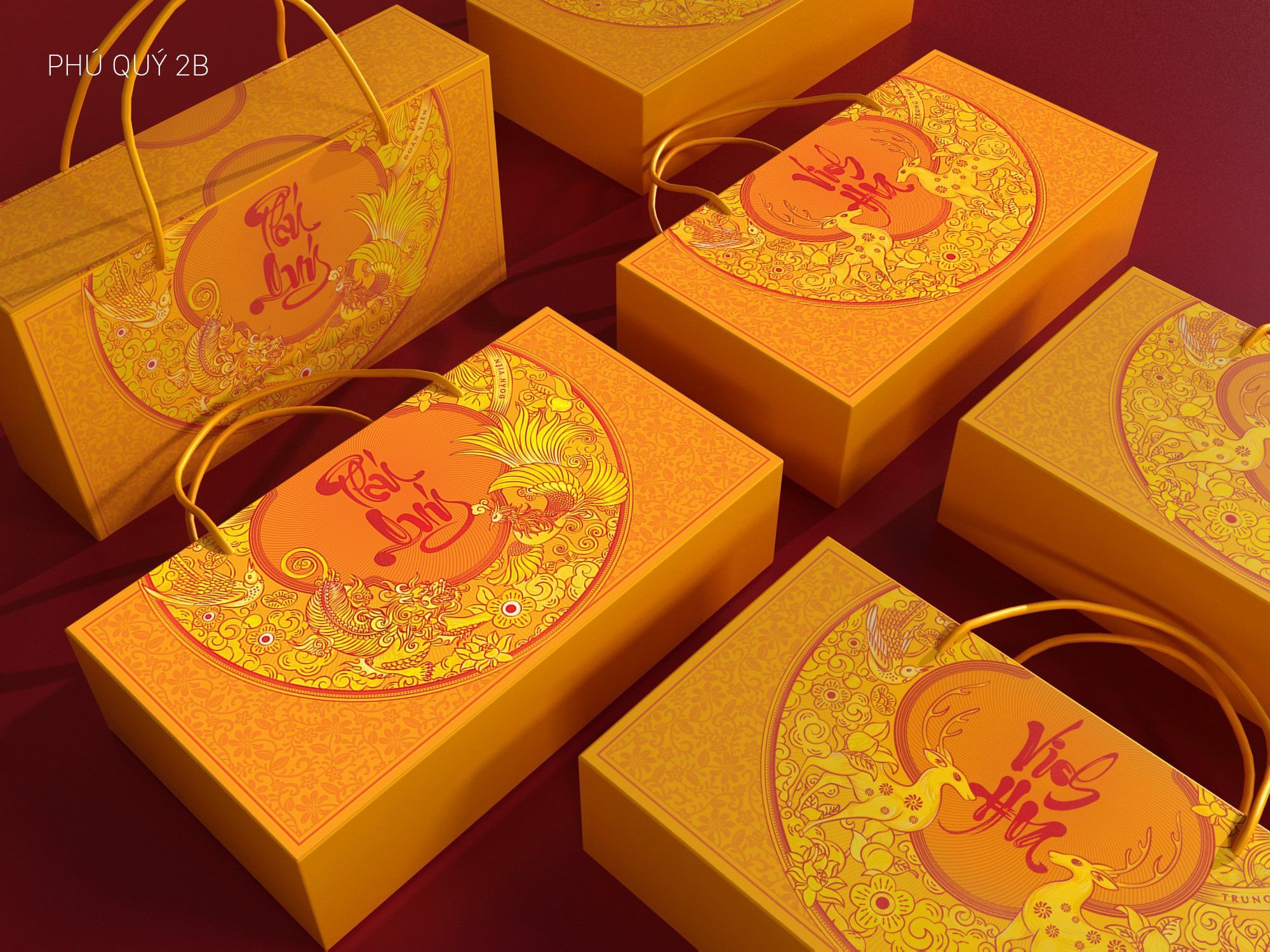 Hộp 2 Bánh Vàng