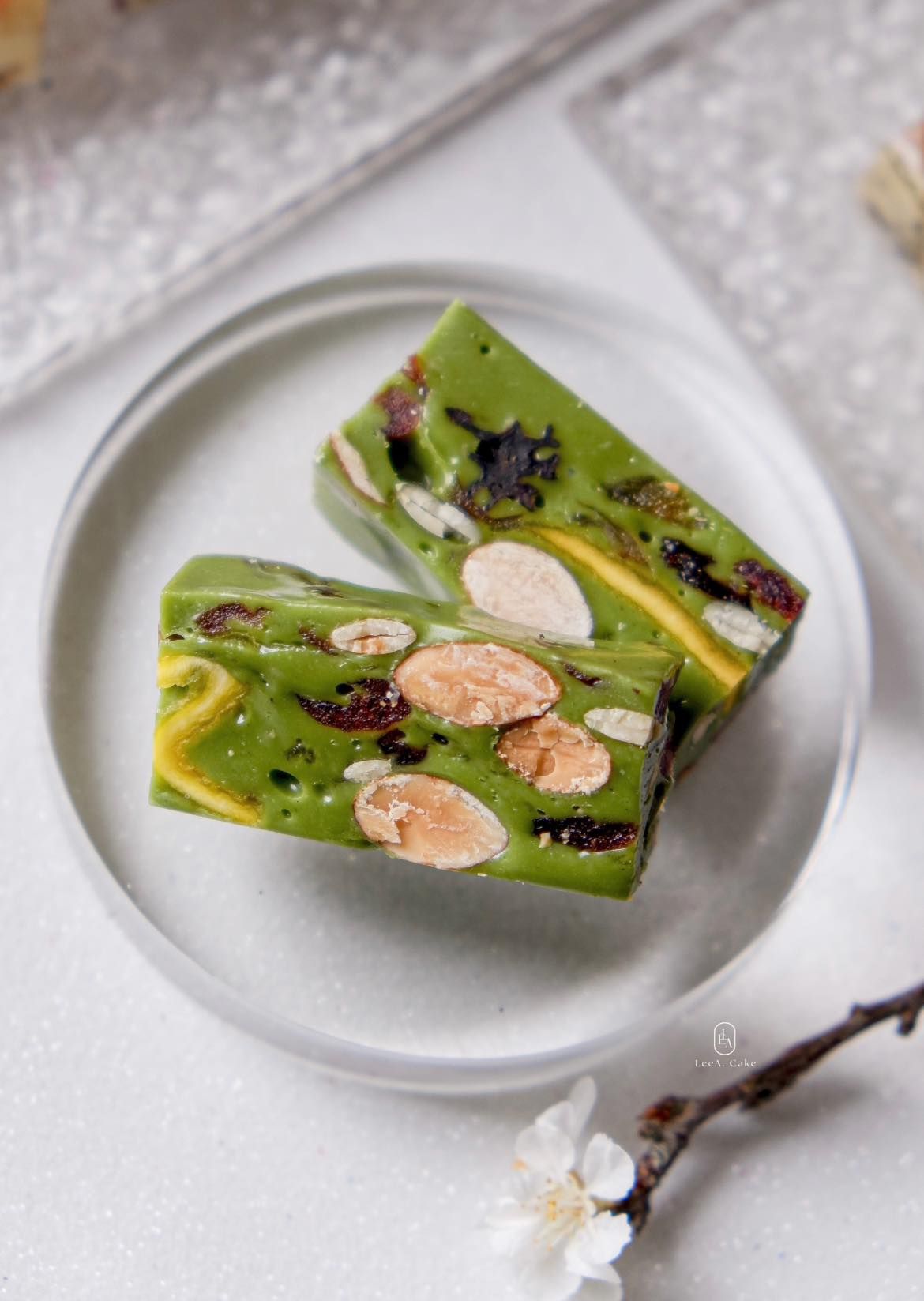 Nougat Vị Trà Xanh ( Túi Zip 500g )