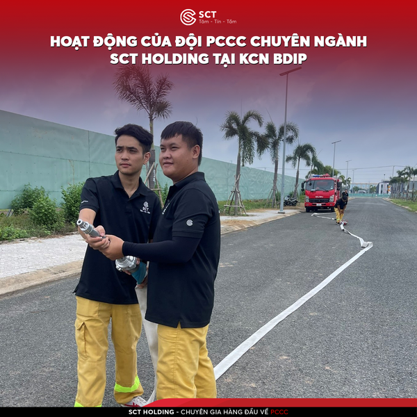  ĐỘI PCCC SCT HOLDING -  SẴN SÀNG THỰC HIỆN NHIỆM VỤ 24/7 