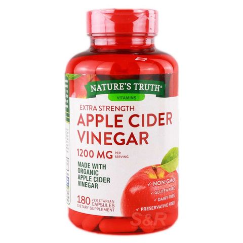 Apple Cider Vinegar 1200mg Nature's Truth 180 Viên - Viên Giấm Táo Hữu Cơ