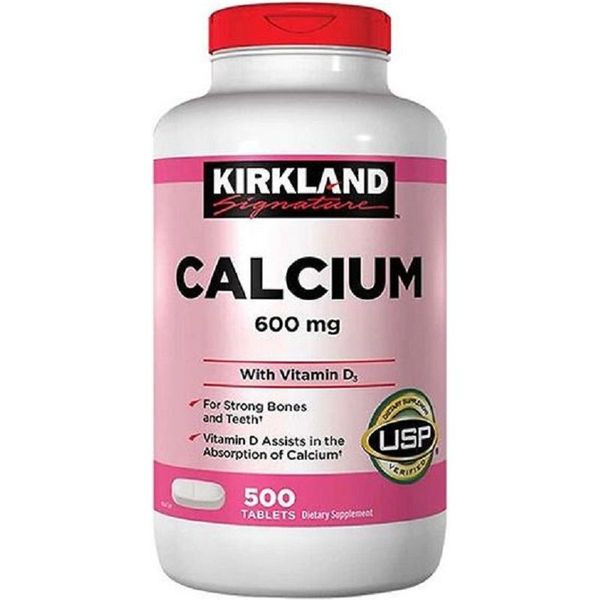Kirkland Calcium 600mg With Vitamin D - Hỗ Trợ Xương Khớp