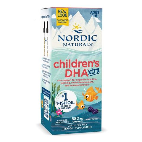 Nordic Naturals Children's DHA Xtra - Bổ Sung DHA Cho Bé Từ 1 Đến 6 Tuổi