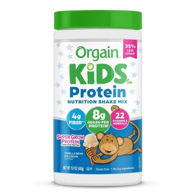 Orgain Kids Protein Nutrition Shake Mix - Sữa Bột Protein Cho Trẻ Của Mỹ