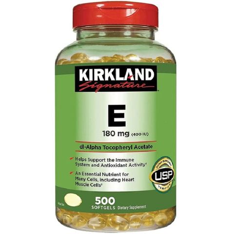 Vitamin E 400 I.U Kirkland Signature - Viên Uống Vitamin E