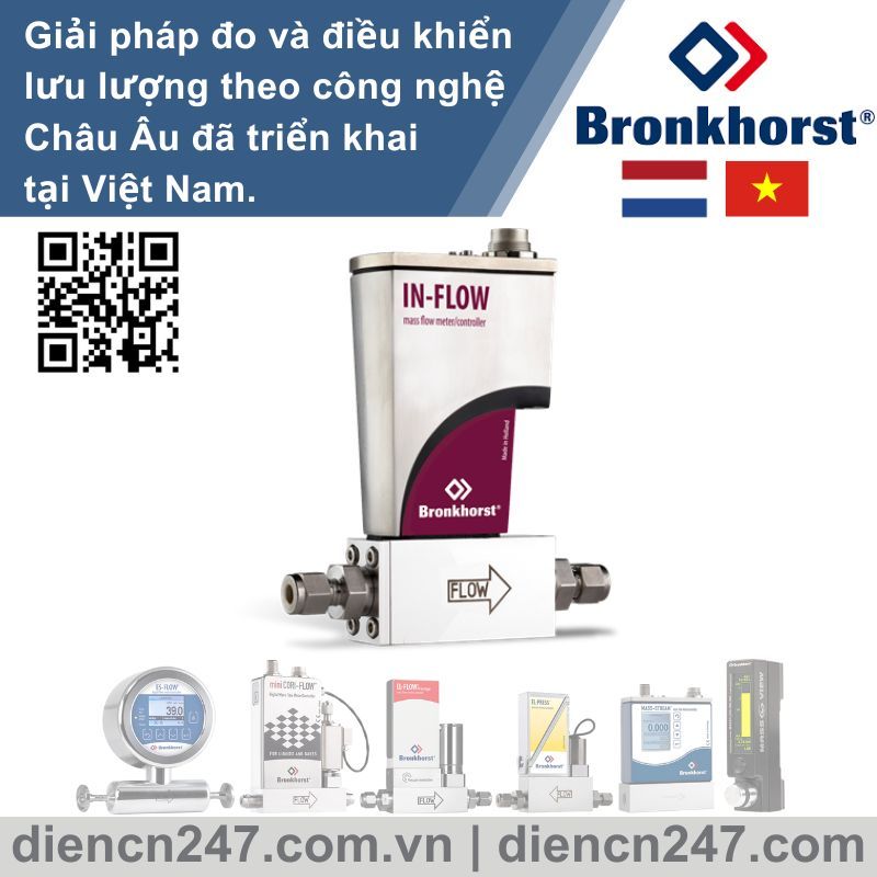 F-111AI Đồng hồ đo lưu lượng khối (MFM); PN100 (áp suất định mức 100 bar) Bronkhorst Vietnam, Bronkhorst Việt Nam