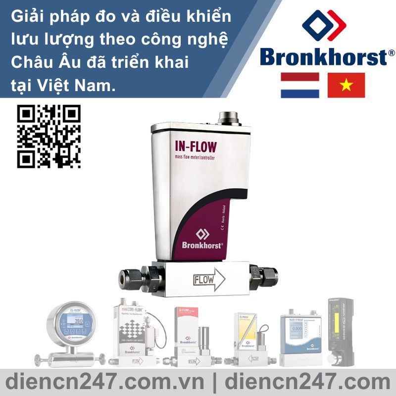 F-111BI Đồng hồ đo lưu lượng khối (MFM); PN100 (áp suất định mức 100 bar) Bronkhorst Vietnam, Bronkhorst Việt Nam