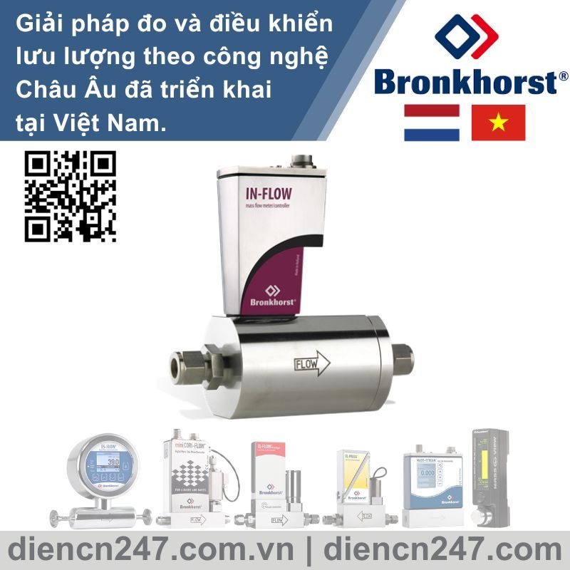 F-113AI Đồng hồ đo lưu lượng khối (MFM); PN100 (áp suất định mức 100 bar) Bronkhorst Vietnam, Bronkhorst Việt Nam