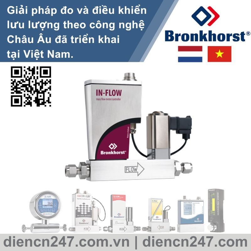 F-200CI/F-210CI Bộ điều khiển lưu lượng lớn (MFC); PN64 / PN100 Bronkhorst Vietnam, Bronkhorst Việt Nam