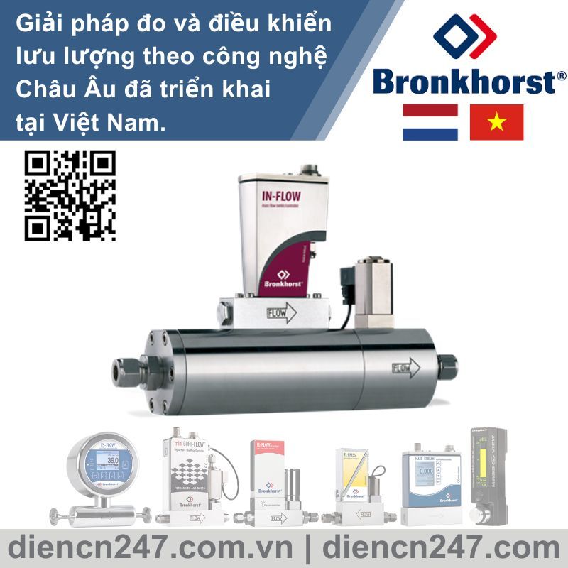 F-206AI/F-216AI Bộ điều khiển lưu lượng lớn (MFC); PN64 / PN105 Bronkhorst Vietnam, Bronkhorst Việt Nam