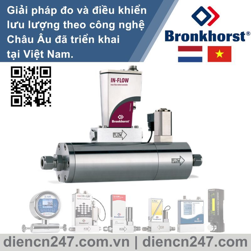 F-206BI/F-216BI Bộ điều khiển lưu lượng lớn (MFC); PN64 / PN106 Bronkhorst Vietnam, Bronkhorst Việt Nam