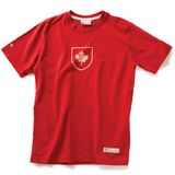  Áo Thun Red Canoe Canada Shield Màu Đỏ Made In Canada 100% Cotton 