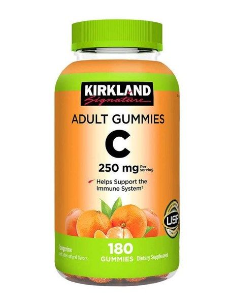  Kẹo dẻo bổ sung Vitamin C Kirkland Adult Gummies C 250mg của Mỹ 