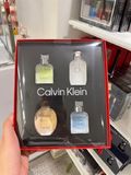  Gift Set Nước Hoa Mini Calvin Klein Eau De Toilette 4 Món Mini 15ml Unisex 