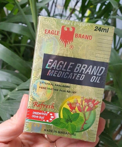  Dầu Gió Vàng Eagle Brand Mỹ 24ml 