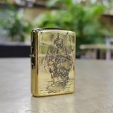  Hộp quẹt Zippo Armor Cao Cấp Brass Vàng Đồng " Thuận Buồm Xuôi Gió" Full Box 2022 