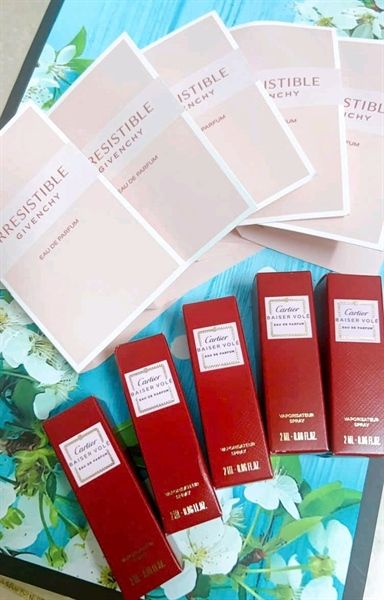 Set Vival 10 Ống Givenchy & Catier 1ml và 2ml