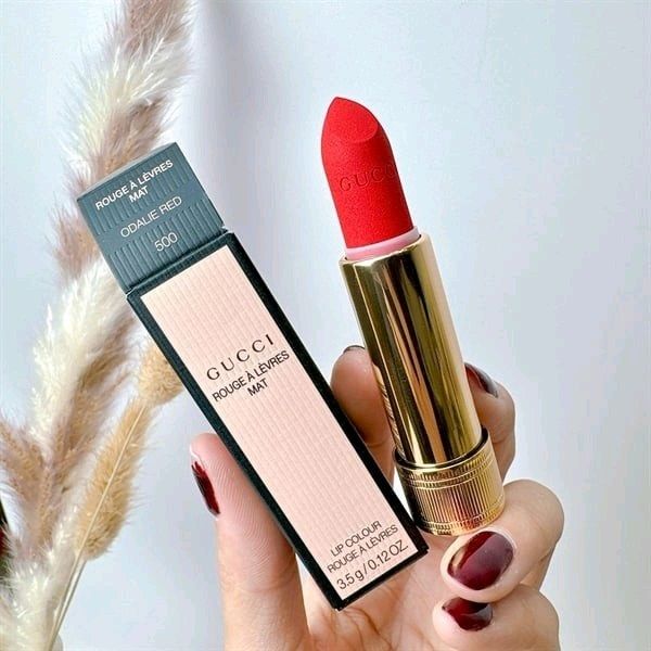 Son Gucci 500 Odalie Red Matte Màu Đỏ Cam
