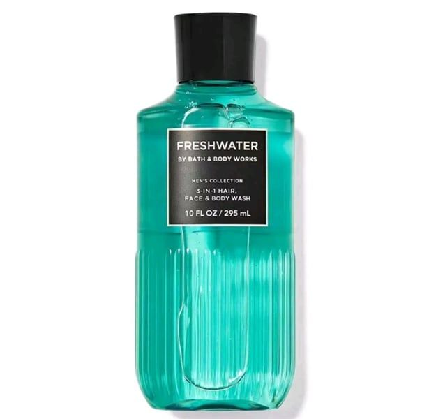 Sữa Tắm Gội Rửa Mặt 3 in 1 Dành Cho Nam BBW Freshwater 295ml