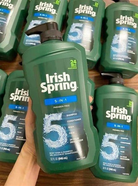 Sữa Tắm Irish Spring 5 in 1 946ml mẫu mới