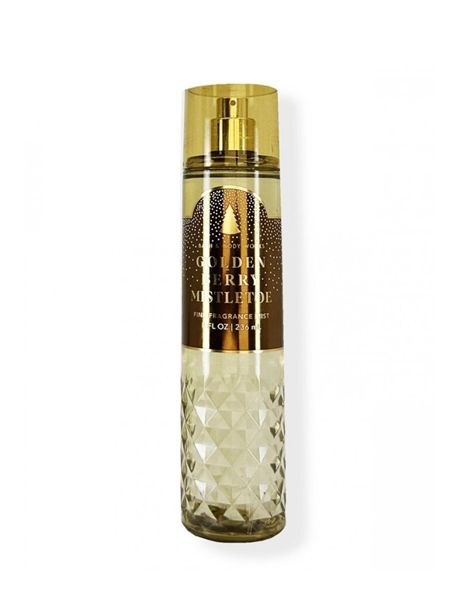 Body Mist Xịt Thơm Toàn Thân Bath And Body Works, Golden Berry Mistletoe 236ml