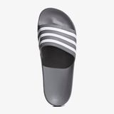  Dép Adidas Adilette Aqua Màu Xám Sọc Trắng 