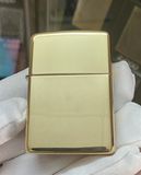  Zippo Brass Vàng Đồng Trơn New 2022 