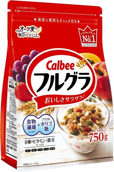  Ngũ Cốc Trái Cây Frugra Calbee Nhật Bản 750g 