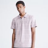  Áo Thun Polo Calvin Klein Smooth Cotton Sọc Ngang 