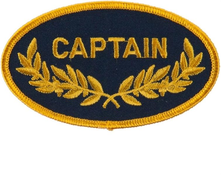 Phù Hiệu Captain Oak Leaf Hình Oval