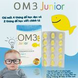 Dầu Cá Omega 3 OM3 Junior Cho Bé Từ 6 Tuổi Hộp 45 Viên 