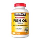  Viên nang Uống Dầu Cá Kirkland Signature Fish Oil 1000mg 400 viên date 2025 