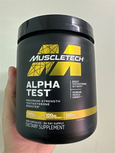 MUSCLETECH ALPHA TEST 240 VIÊN
