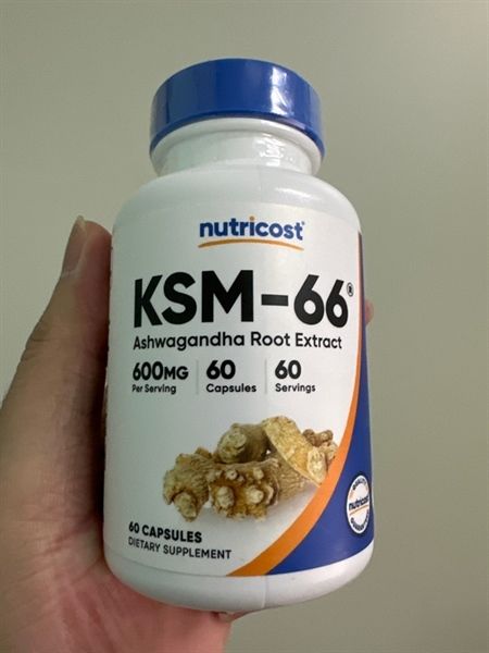 NUTRICOST KSM-66 600MG 60 VIÊN NHỘNG (Lọ)