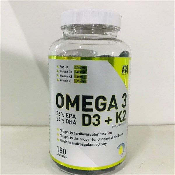 FA OMEGA 3 D3 K2 180 VIÊN